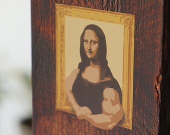 50x Sticker - Buffed Mona-Lisa (high gloss)