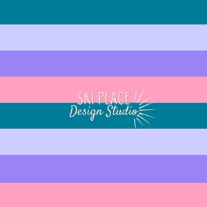 Pink & Teal Seamless Stripes, Stripes Seamless Pattern, girl seamless pattern