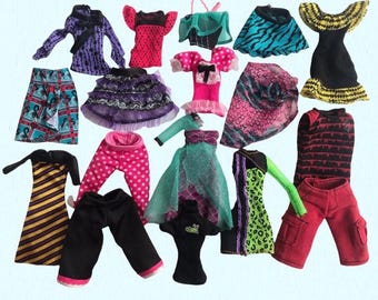 Choose Your Own Monster High Clothing Piece Mattel Mh Replacement Doll Top Bottoms Dress for Collecting or OOAK Used As-Is Sold Separately