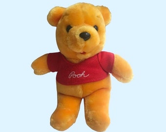 1996 Winnie the Pooh Plush 9" Mattel Disney Pooh Bear Stuffed Animal Used *Vintage Condition - See Description*