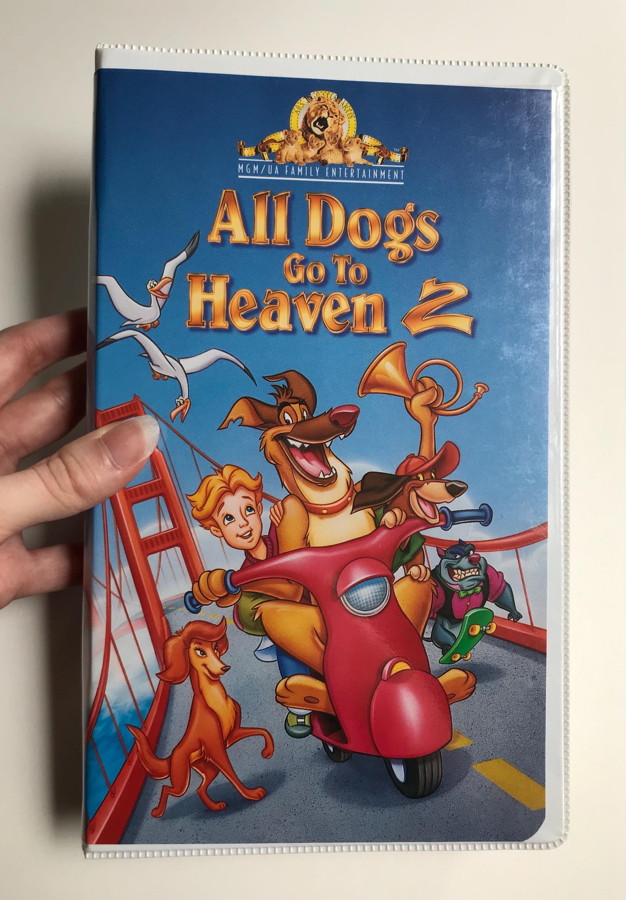 All Dogs Go to Heaven VHS Movies 1990s Don Bluth ADGTH 1 & 2 Video ...