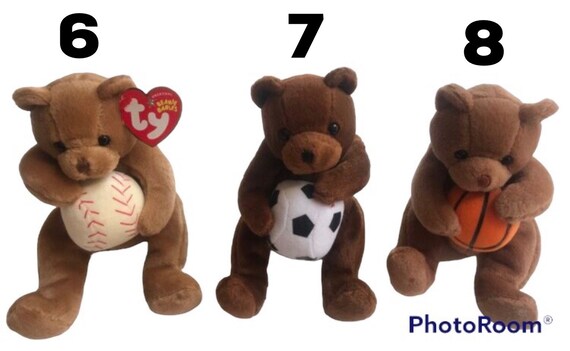 TY Sports Beanie Babies choice Kicks Champion Hoops Shortstop