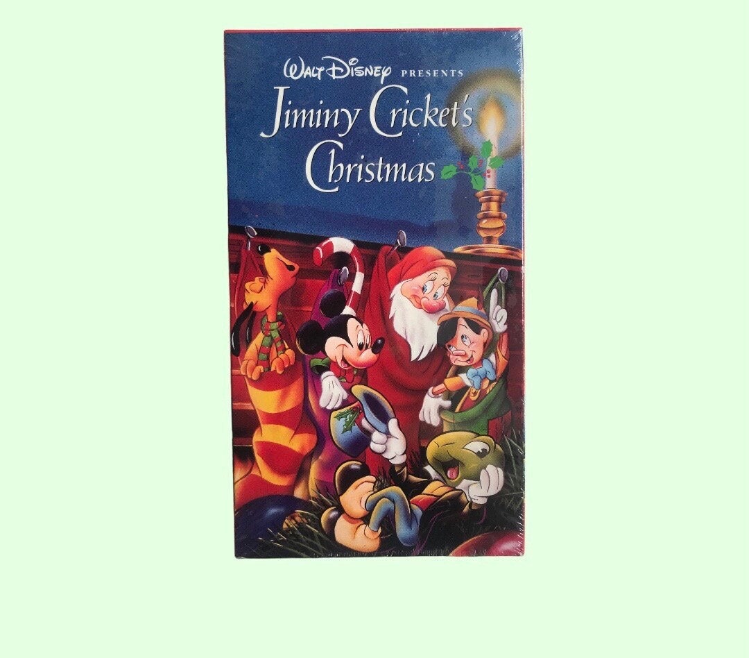 Sealed Disney Jiminy Cricket's Christmas VHS Vintage 1990s VHS Tape in ...