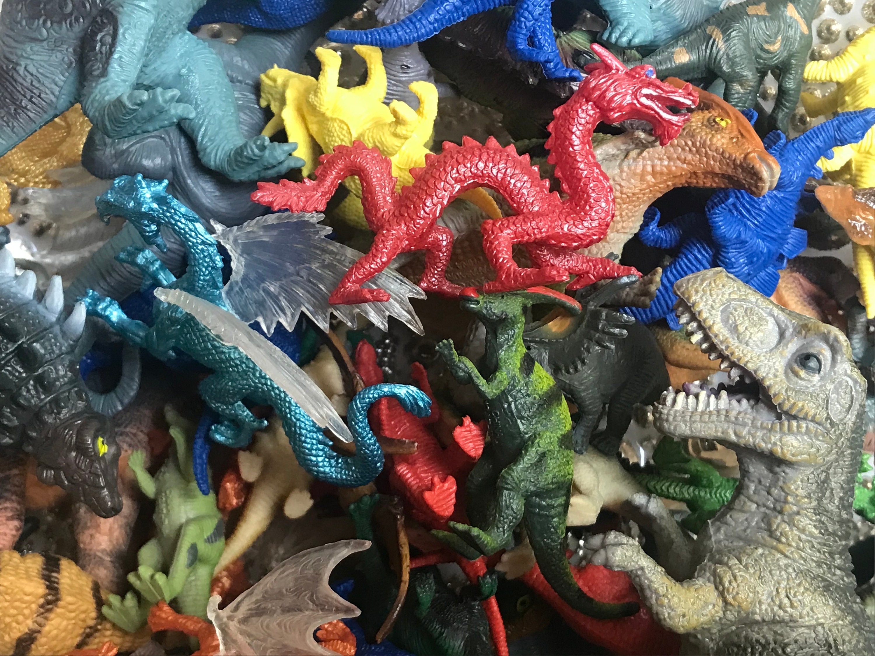 Vintage 80s Action Figure Toy and Parts Lot Rambo Troll Fighter Gremlins  Silverhawks Golden Girls MOTU Dragon Figurine Dinosaur Knick Knacks 