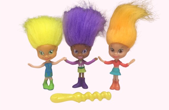 Juego de 3 mu ecos Trollz McDonald s 2006 Figuras de Happy Meal