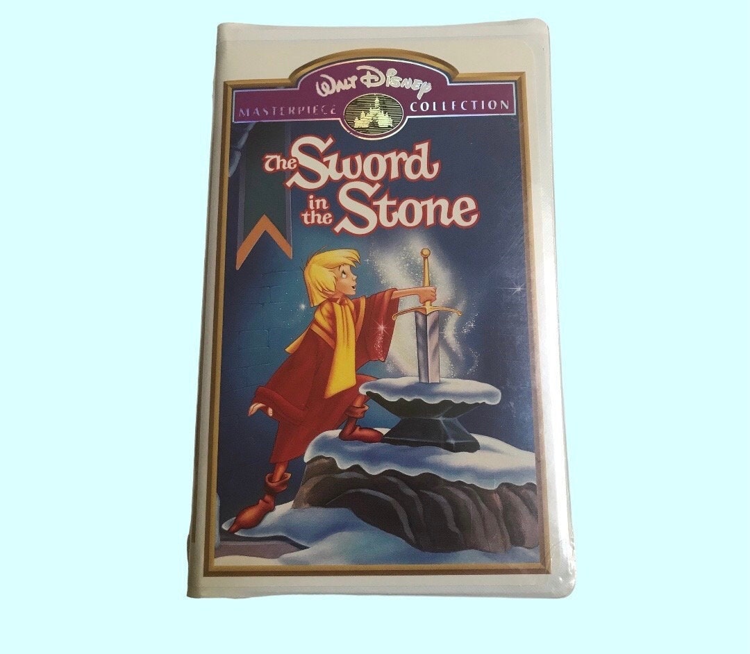 Sealed Disney the Sword in the Stone VHS Movie 90s Disney Masterpiece