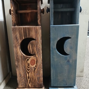 Outhouse toilet paper holder