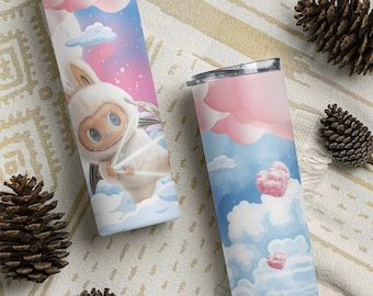 Labubu Angel Monster, Labubu Popmart, 20 Unzen Skinny Digital Wrap, Sublimation, Die Monster - Digitaler Download