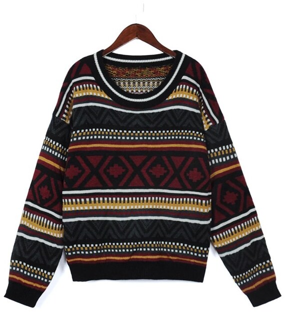 Vintage Sweaters Women Oversized Thicken Knitwear BF Unisex - Etsy