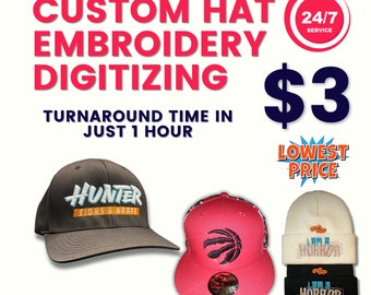 Custom Embroidery Digitizing: DST File