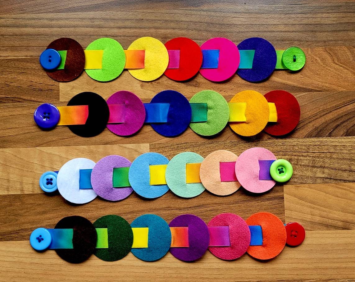 Button Threading Fine Motor Activity - Etsy UK