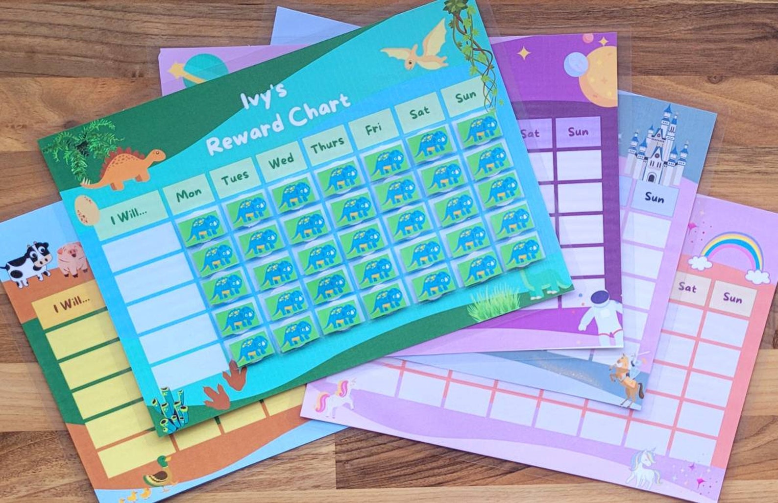 Childrens Reward Chart Etsy UK