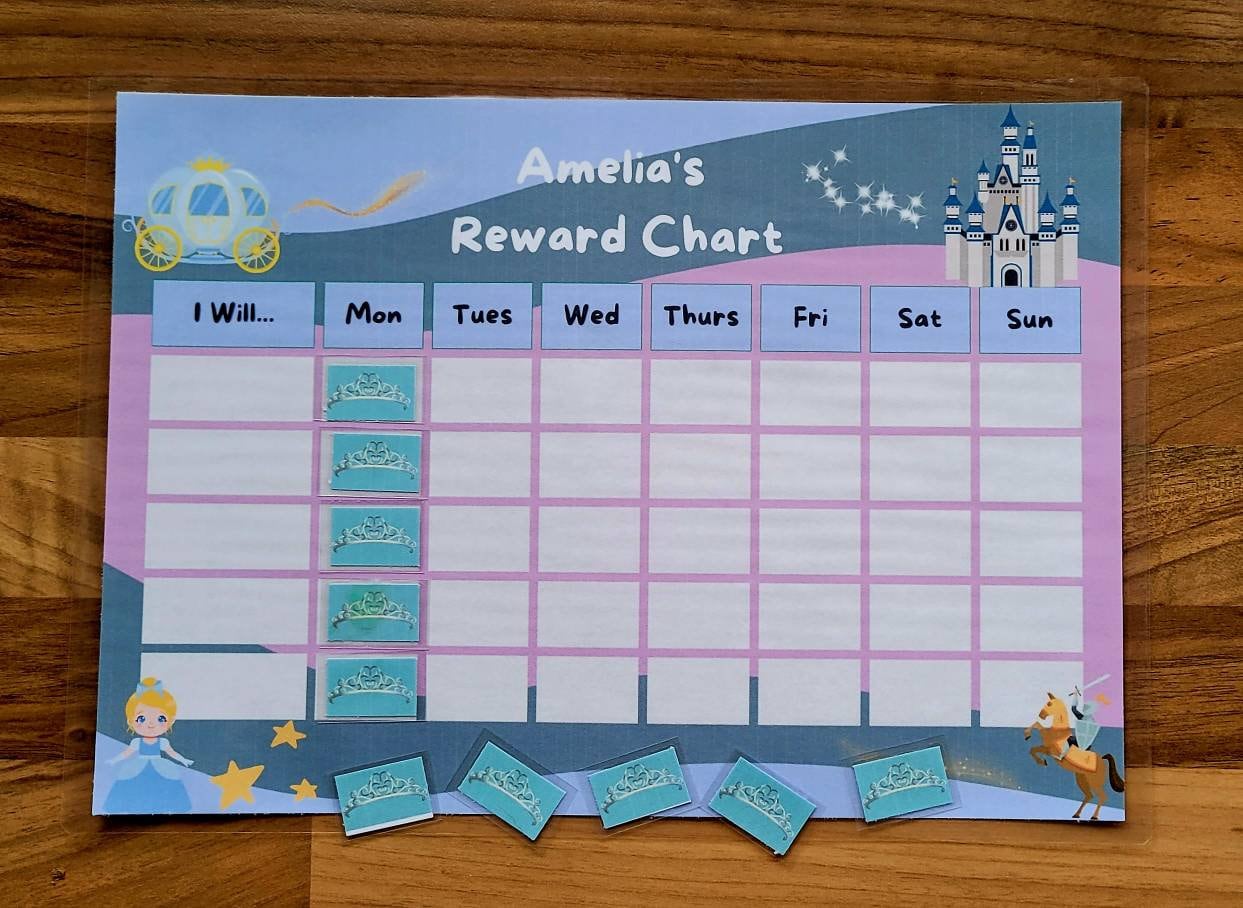 Childrens Reward Chart Etsy UK