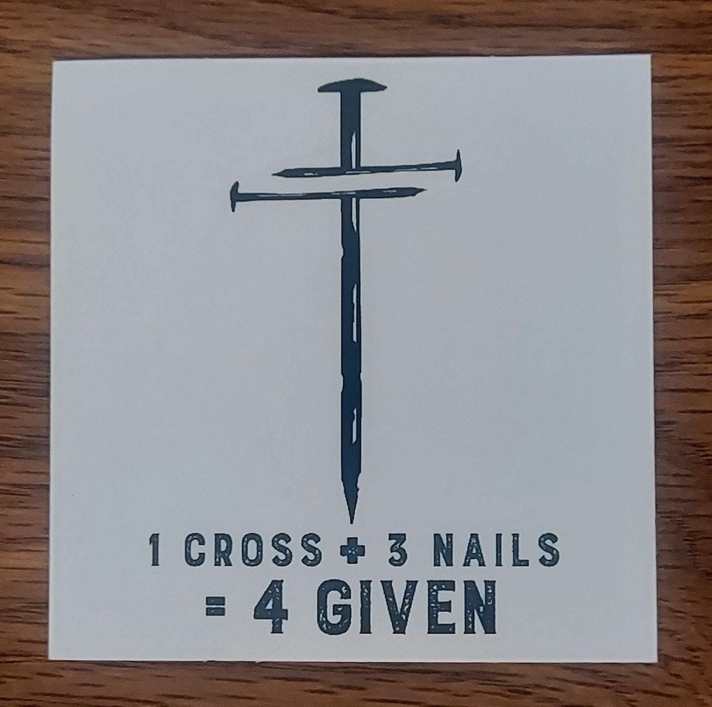 Three Nails Cross Vinyl Decal Sticker – FineLineFX Vinyl Decals