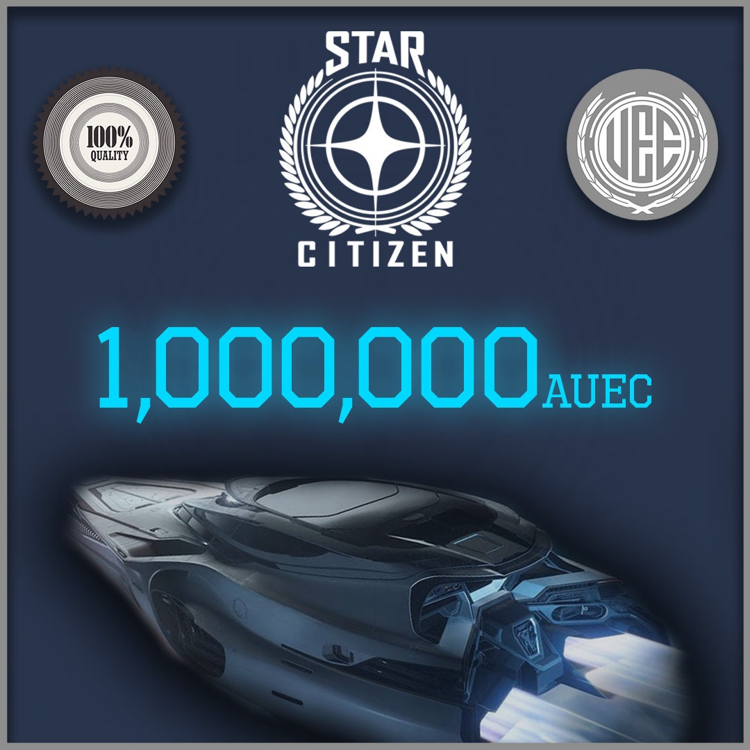 1,000,000 Auec Star Citizen 3.22 Express Delivery Etsy Canada