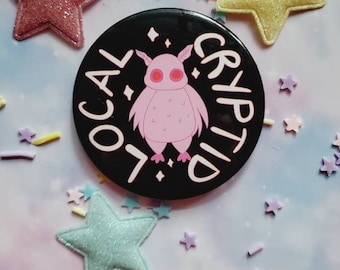 Mothman "local cryptid" pin