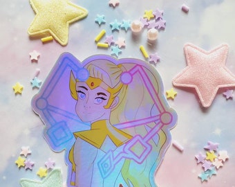 She-ra holographic sticker