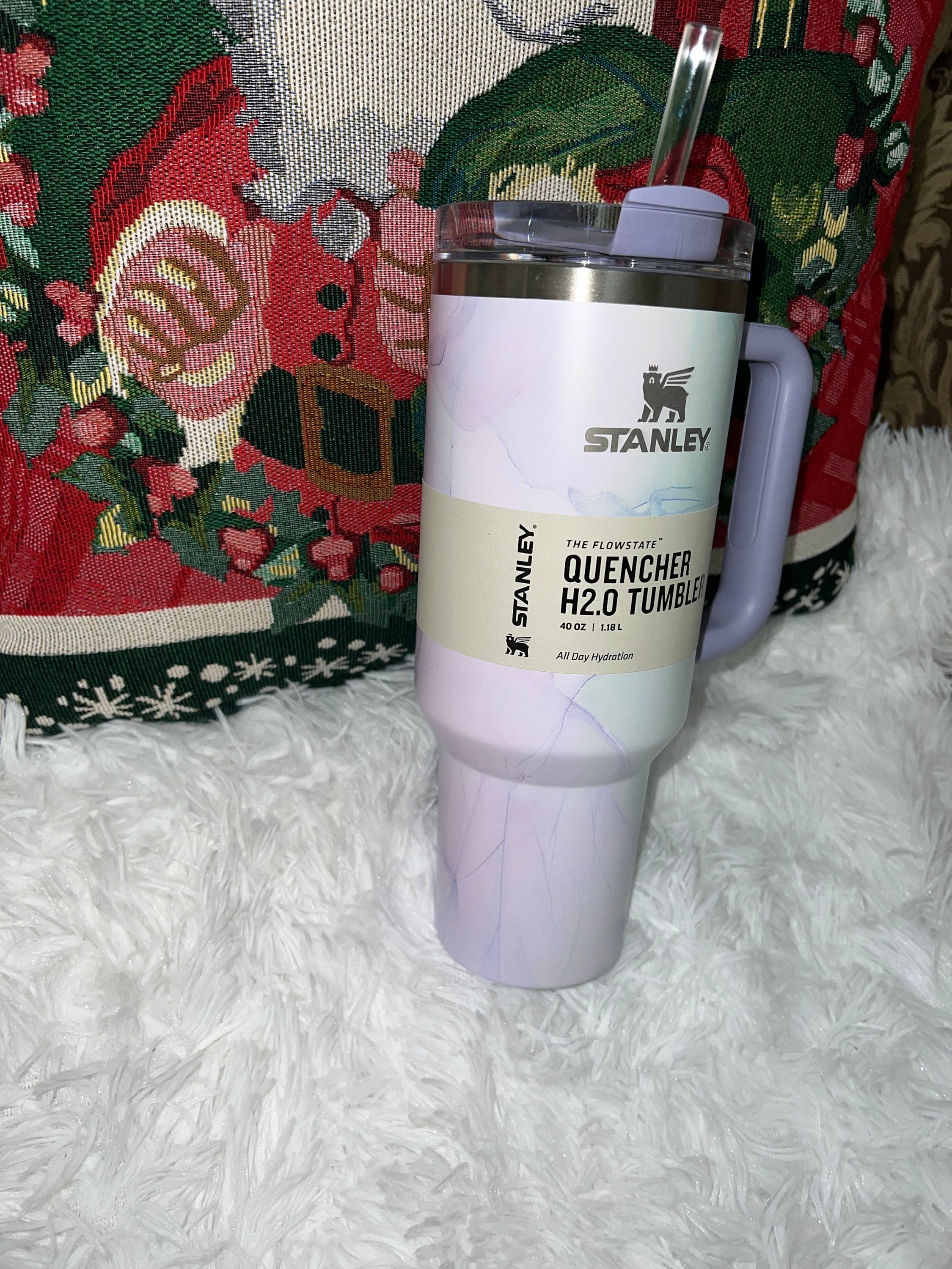 Target Exclusive Stanley 40oz Quencher Wisteria Tie Dye New H2.0 Tumbler  Cup HTF