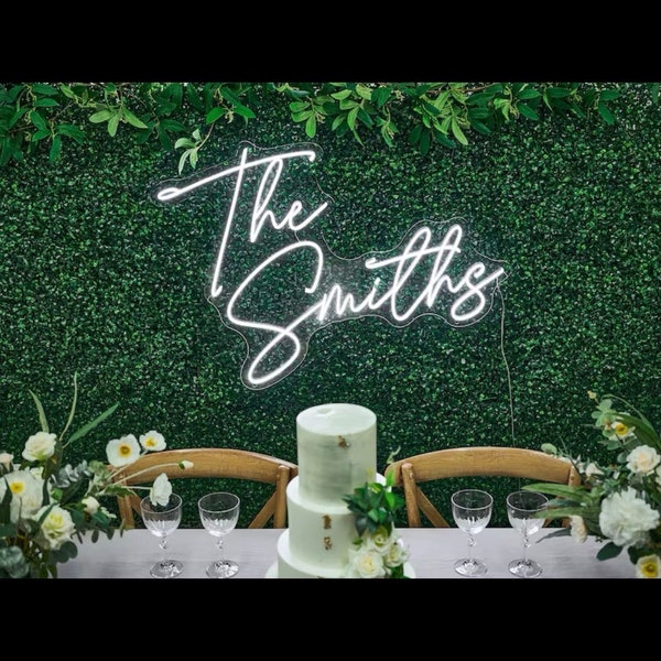 Grass Wall With Neon Sign Etsy