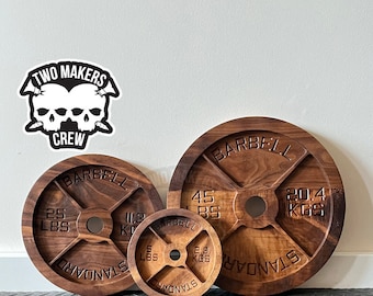 Do you even Gift Bro? Barbell Plate tray for your workout accessories