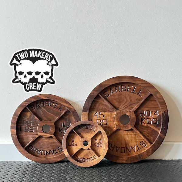 Do you even Gift Bro? Barbell Plate tray for your workout accessories