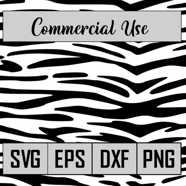 Tiger Print Svg - Zebra Print Svg - Stripe Pattern svg - Seamless pattern svg - SVG eps DXF Commercial License