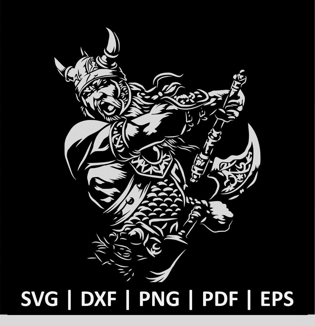 Viking Svg Barbarian Svg Horns Svg Odin Svg Norse God - Etsy Sweden