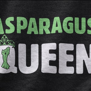 Asparagus Queen Shirt, Asparagus Tshirt For Women, Vegetable Tee, Fern Shirt, Asparagus Lover Gifts, Women Graphic Tee, Vegetarian