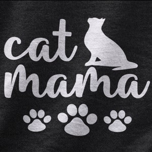 Cat Mama Shirt, Cute Cat Tshirt For Cat Lover,  Kitty Gift For Cat Mom and Cat Mommy, Cute Kitten Tee For Fur Mom and Cat Lady