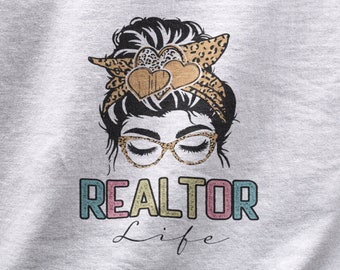 Realtor Life T-Shirt, Real Estate Agent Tee, Women's Realtor Shirt