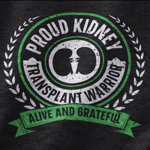 誇り高き腎臓移植戦士Tシャツ、臓器提供ギフト