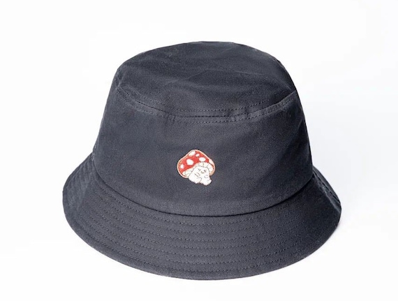 Pack De 2 Chapeaux Bob En Coton - Visage Souriant - Noir Et Blanc - Unisexe Taille Unique