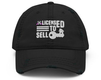 Gelicentieerd om RE Agent Realtor Distressed Dad Hat te verkopen - Geef uw professionele stijl een boost en maak een blijvende indruk