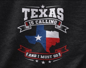 T-shirt Texas is Calling, Texan Pride-cadeau