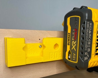 Battery holder sturdy design compatible with Dewalt XR 18V and 54V