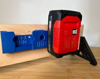 Battery holder sturdy design compatible with Einhell® 18V Power X-Change