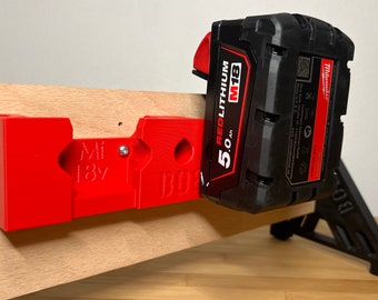 Battery holder sturdy design compatible with Milwaukee® M18