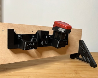 Battery holder sturdy design compatible with Metabo® 12V