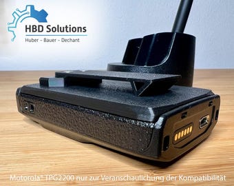 3D-Druck Gürtelclip für Motorola ADVISOR TPG2200 TETRA-Pager – stationskompatibel, ASA, maximale Stabilität