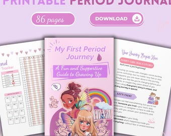 Mädchen Pubertät Menstruation Guide Journal Jugendliche, persönliche Hygiene, emotionale körperliche Veränderungen, mein Körper erste Periode Fortpflanzungssystem