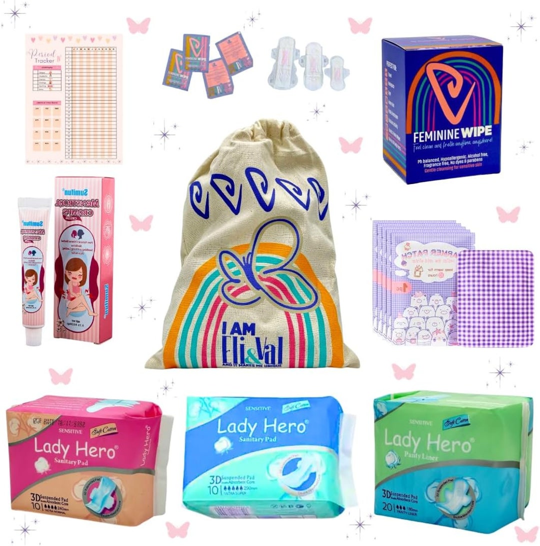 Tween Teens Period Starter Kit First Period Kit for Girls 1012 for