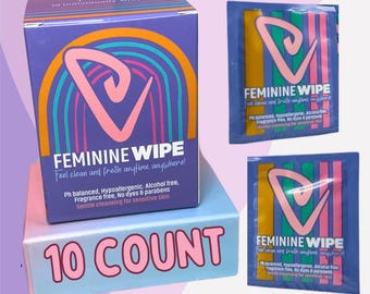 Feminine wipes individually wrapped