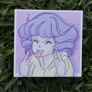 4 « x 4 » Rude Creamy Mami Magical Angel Sticker Anime Manga Waifu