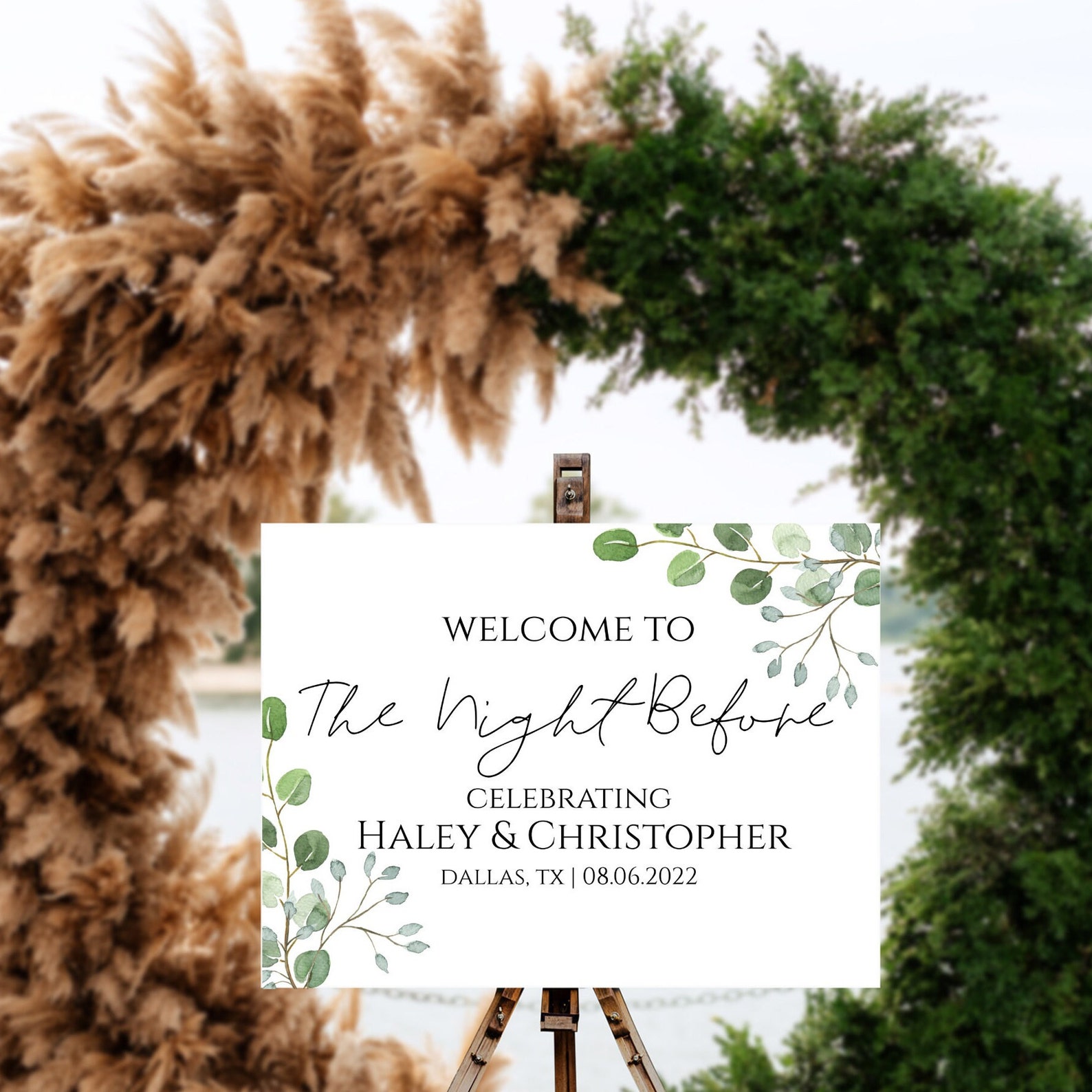 The Night Before Rehearsal Dinner Sign Night Before Wedding - Etsy