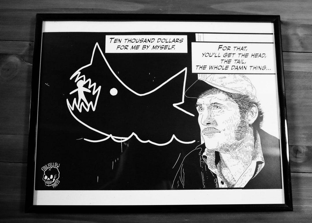 Quint From Jaws. Etsy