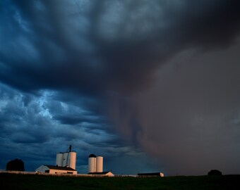 Storm clouds, wall decor, photo art