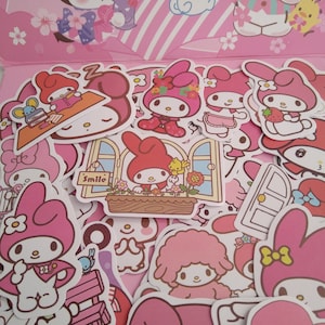 50 Pcs My Melody Kawaii Stickers