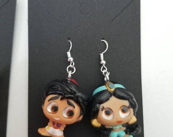 Jasmine & Aladdin (small) - Aladdin - Disney Doorables Jewelry - Earrings