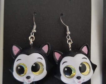 Figaro (cat) - Pinocchio - Disney Doorables Jewelry - Earrings