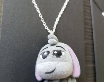 Eeyore (fuzzy) - Winnie the Pooh - Disney Doorables Jewelry - Necklace
